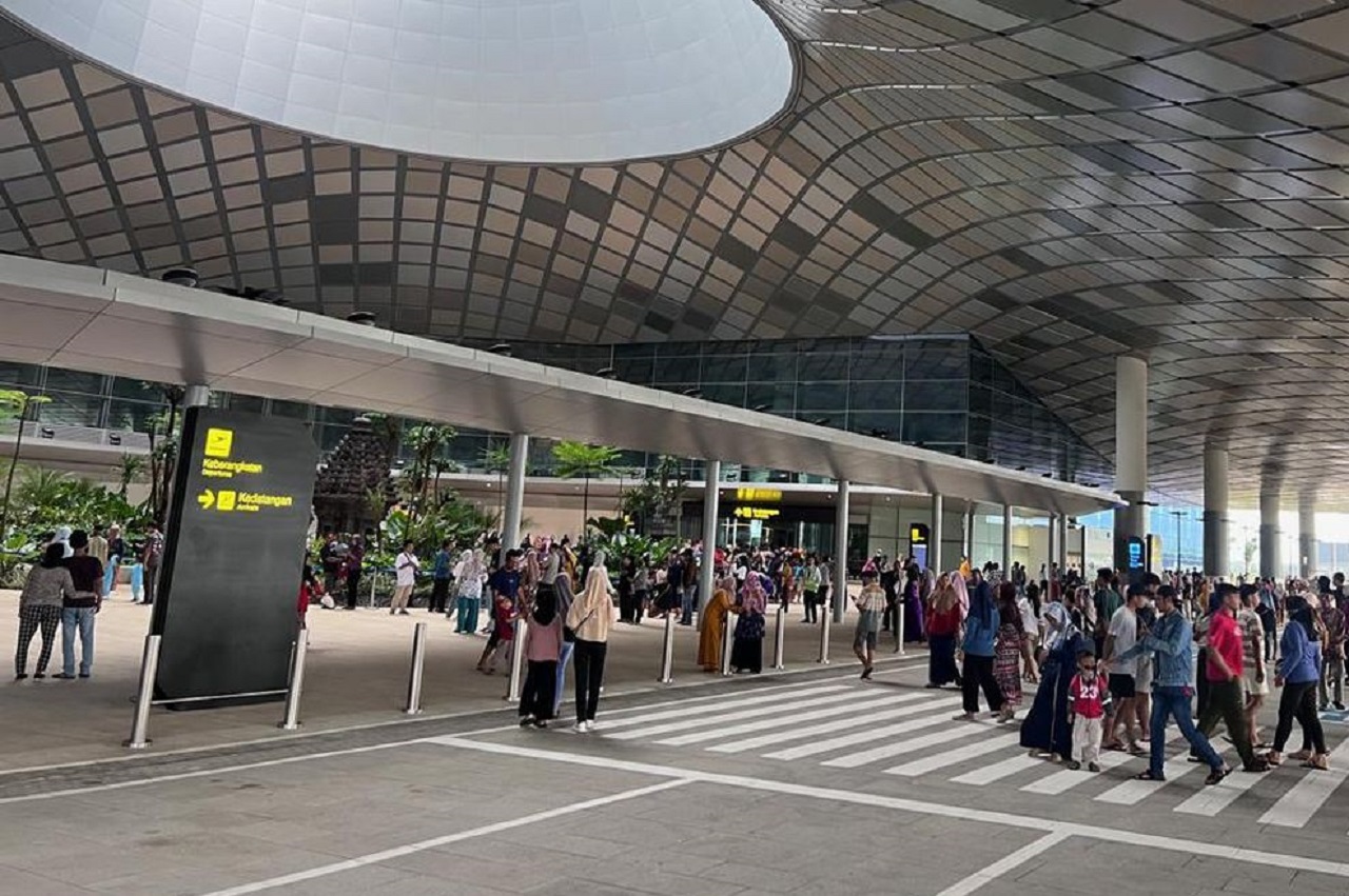 Suasana Bandara Internasional Dhoho yang berada di kawasan Kabupaten Kediri, Jawa Timur dilaporkan akan segera beroperasi di momen mudik lebaran 2024. SP/ KDR