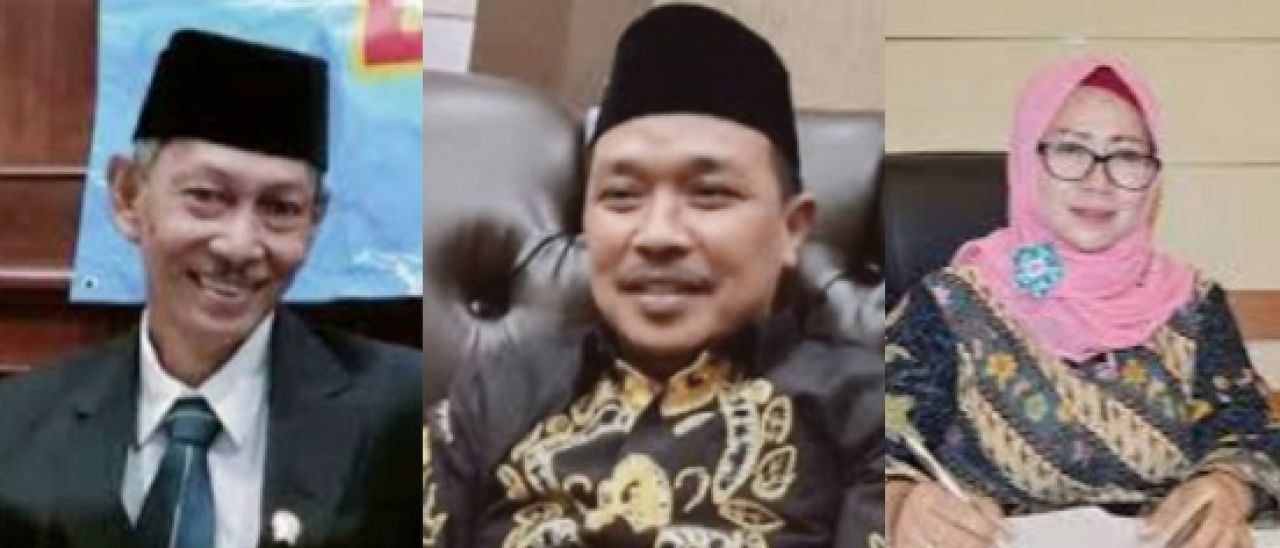 Nur Saidah (kanan), Arif Rasyidi (kiri), dan Much Abdul Qodir (tengah). SP/Grs