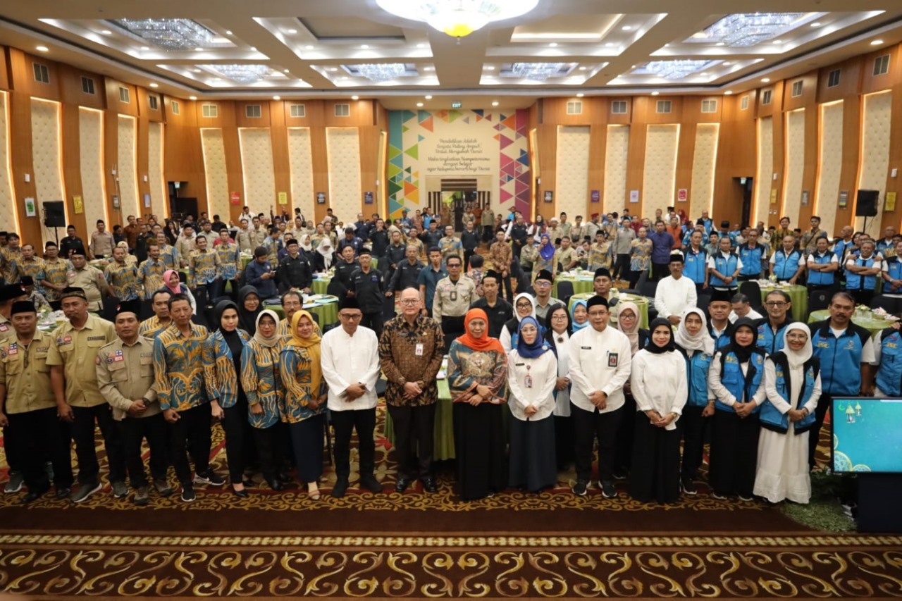 Dinas Sosial (Dinsos) Provinsi Jatim menggelar acara "Sinergitas Pilar Sosial Jatim Tahun 2024" pada Kamis sore (04/04/2024), di Aula Badan Pengembangan Sumber Daya Manusia (BPSDM) Jatim. SP/ AINI