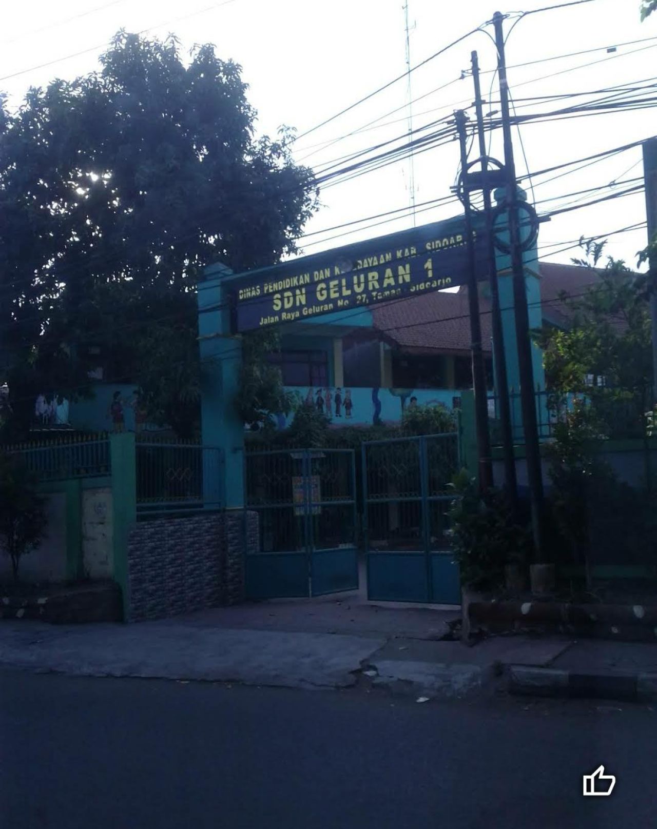 Sekolah Dasar Negeri (SDN) Geluran 1, Kecamatan Taman, Sidoarjo. SP/JUM