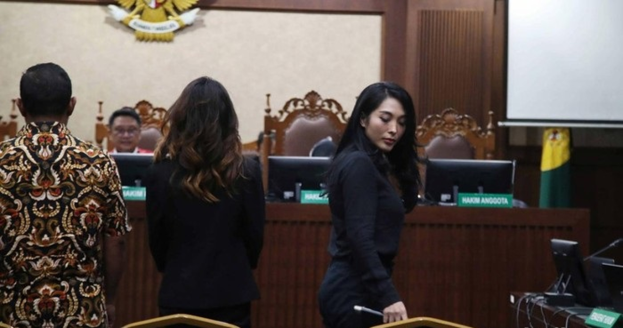 Nayunda Nabila saat bersaksi pada persidangan eks Mentan SYL.