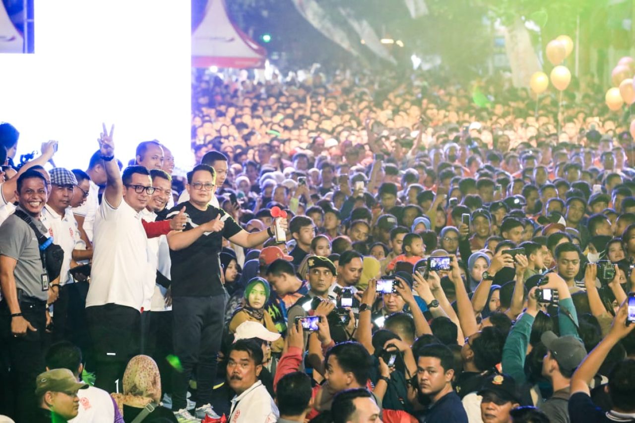 SOMA Nite Run 2024 bawa berkah bagi puluhan UMKM Kota Mojokerto