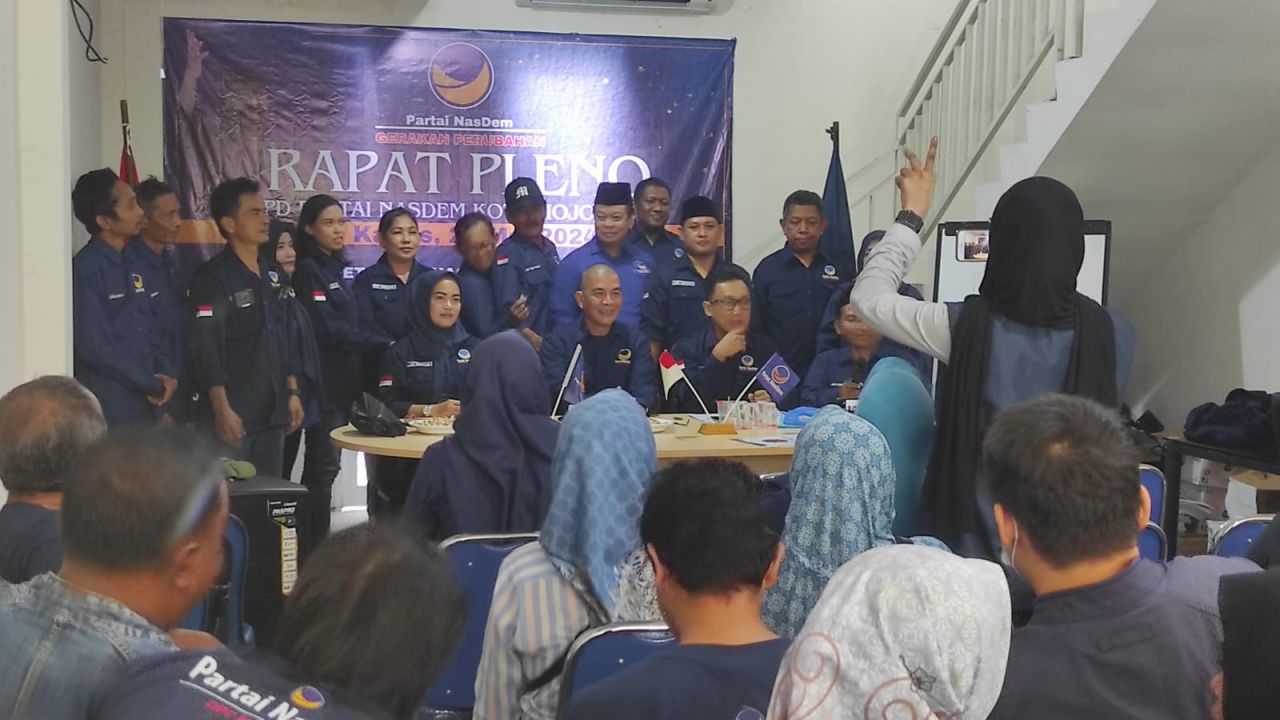 Rapat pleno DPD Partai Nasdem Kota Mojokerto