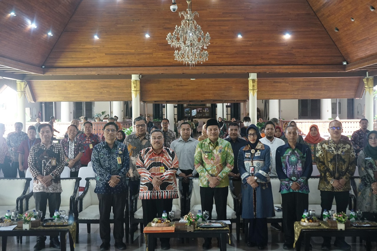 Kegiatan Sosialisasi Peraturan Daerah Nomor 4 Tahun 2024 tentang Rencana Tata Ruang Wilayah (RTRW) Kabupaten Sidoarjo tahun 2024-2044, Kamis (30/05/2024) di pendopo Delta Wibawa. SP/ HIKMAH