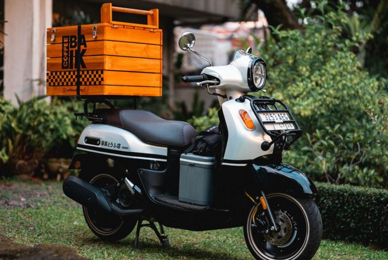 Modifikasi Yamaha Fazzio bergaya tukang tahu. SP/ Istimewa