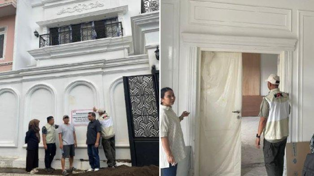 Rumah mewah SYL di Makassar yang disita KPK.