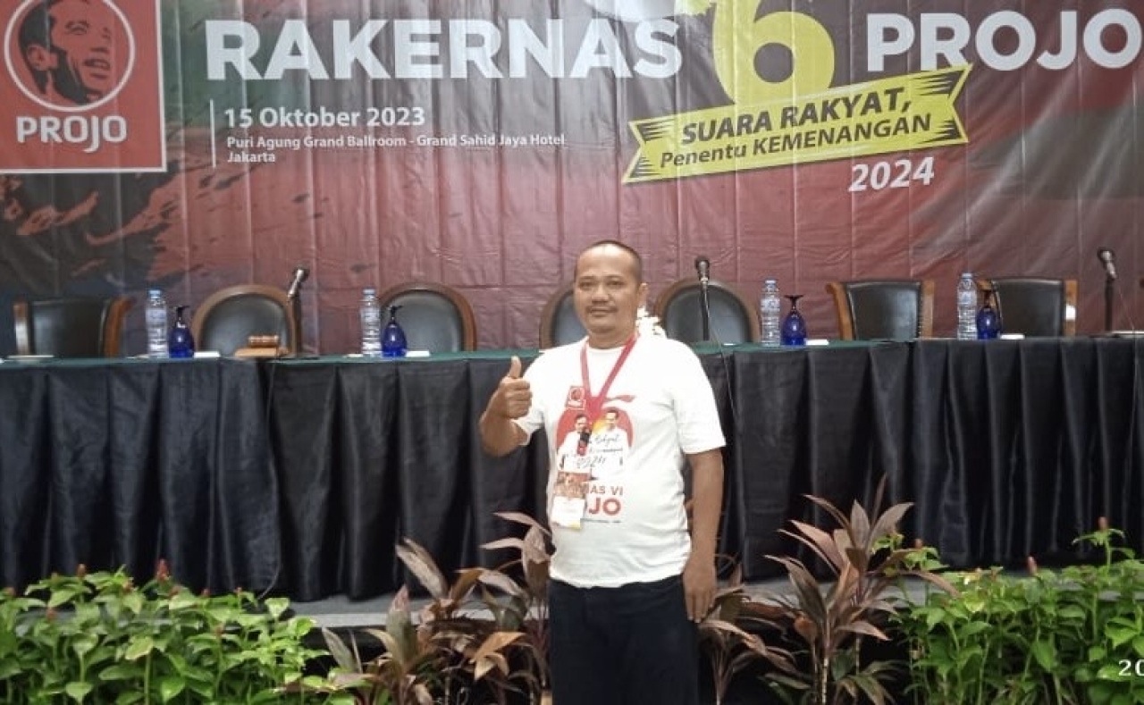 Ketua Dewan Pimpinan Cabang (DPC) Pro Jokowi (Projo) Kota Kediri, Bambang Piraswidianto