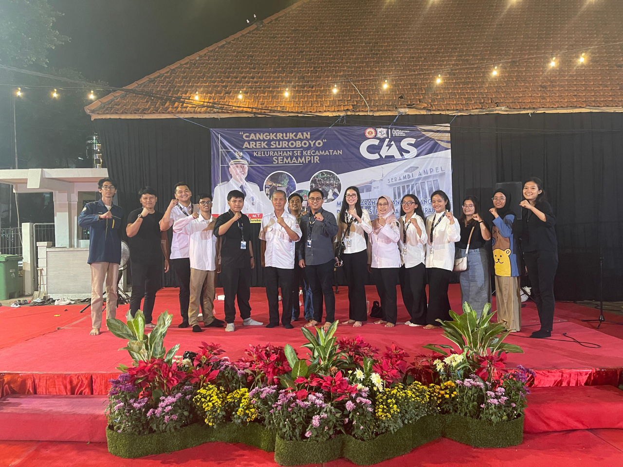 Musyawarah Perencanaan Pembangunan (Musrenbang) generasi muda Surabaya dalam menuju era emas 2045- Rizky Andra Ketua Surabaya Next Leader dalam Musrenbag yang diadakan di kecamatan Semempir. SP/SHINTA