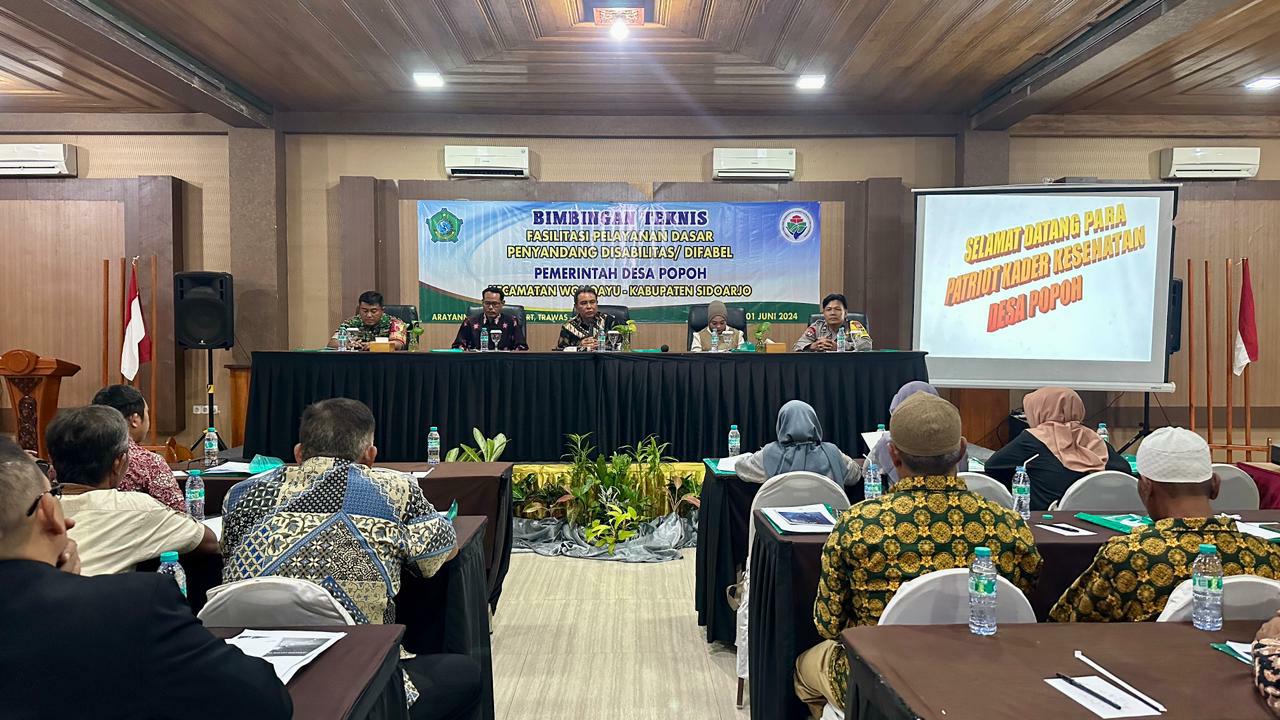 Acara bimtek pelayanan dasar penyandang difabel, di hotel Arayana, Trawas. SP/JUM