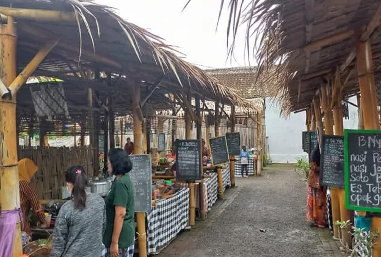 Suasana Desa Wisata Gunungsari di Madiun, yang dikenal dengan wisata berbasis kebudayaan dan kearifan lokal. SP/ MDN