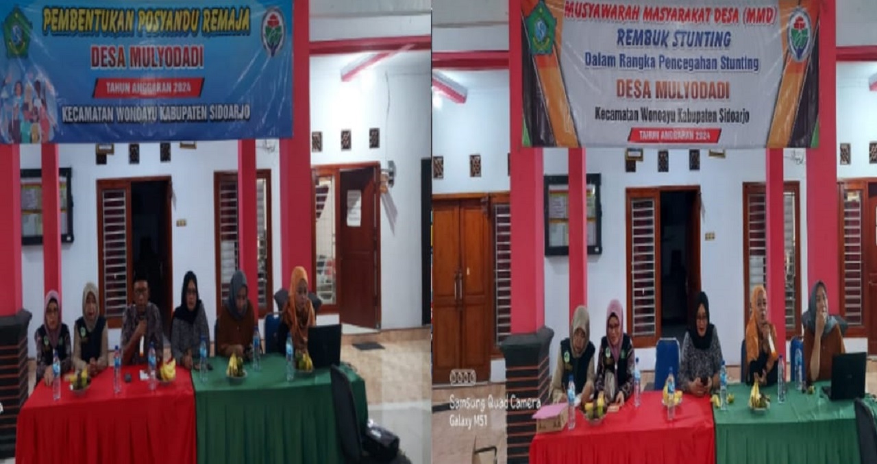 Pelaksanaan Musyawarah Desa (Musdes) Rembuk Stunting Desa Mulyodadi. SP/JUM