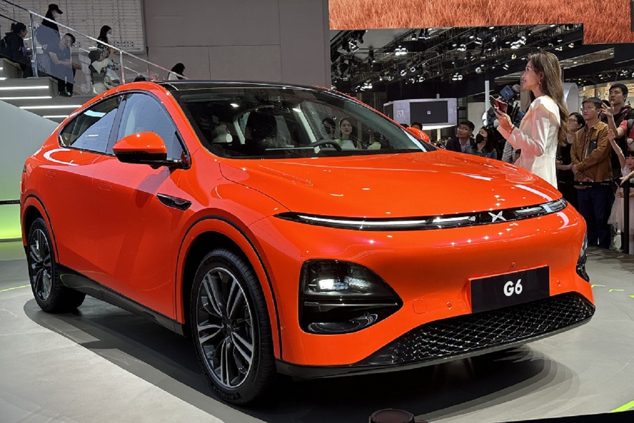 Produsen kendaraan listrik asal China yaitu Xpeng model G6. SP/ JKT