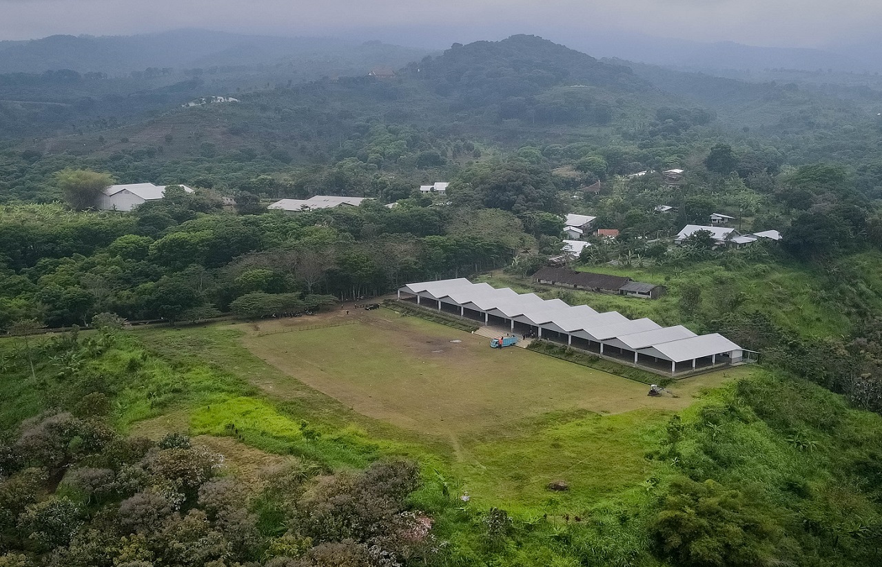 Pesona Desa Wisata Kare di Kecamatan Kare, Kabupaten Madiun tampak atas. SP/ MDN