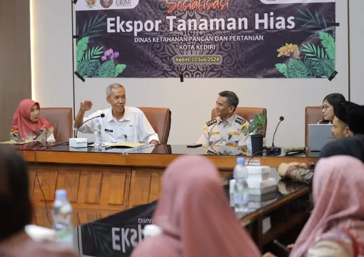 Pemerintah Kota Kediri melalui Dinas Ketahanan Pangan dan Pertanian mendeteksi adanya potensi besar penghasil tanaman hias di Kota Kediri. SP/ KDR