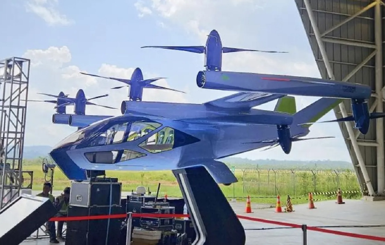 Hyundai Mulai Tes Taksi Terbang di Bandara Aji Pangeran Tumenggung Pranoto di Samarinda, Kalimantan Timur. SP/ KLM