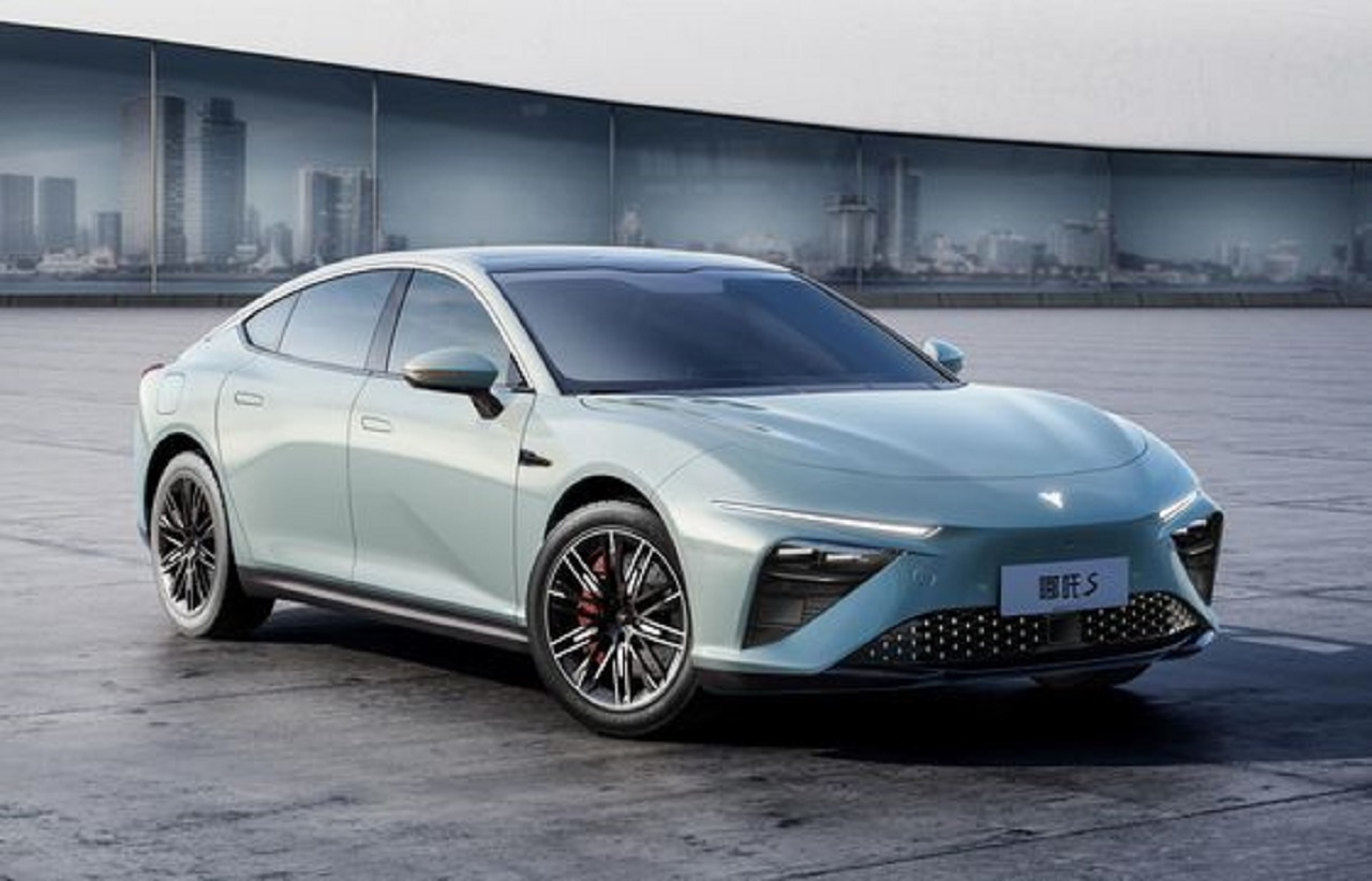 Produk mobil listrik terbaru di pasar China, Neta S yang sudah menggunakan sistem ADAS. SP/ JKT