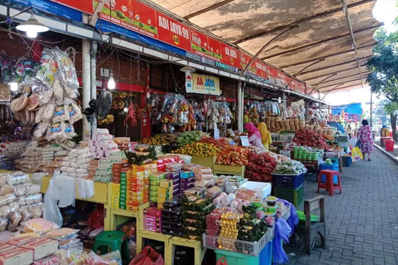 Situasi pasar wisata Cheng Hoo yang berada di Kecamatan Pandaan. SP/ PSR