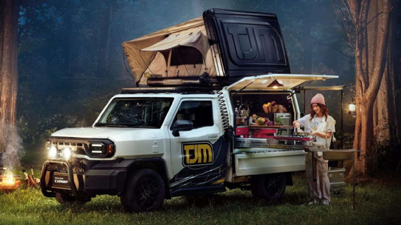 Toyota Hilux Rangga model campervan, cocok untuk mobil rekreasi bersama. SP/ JKT