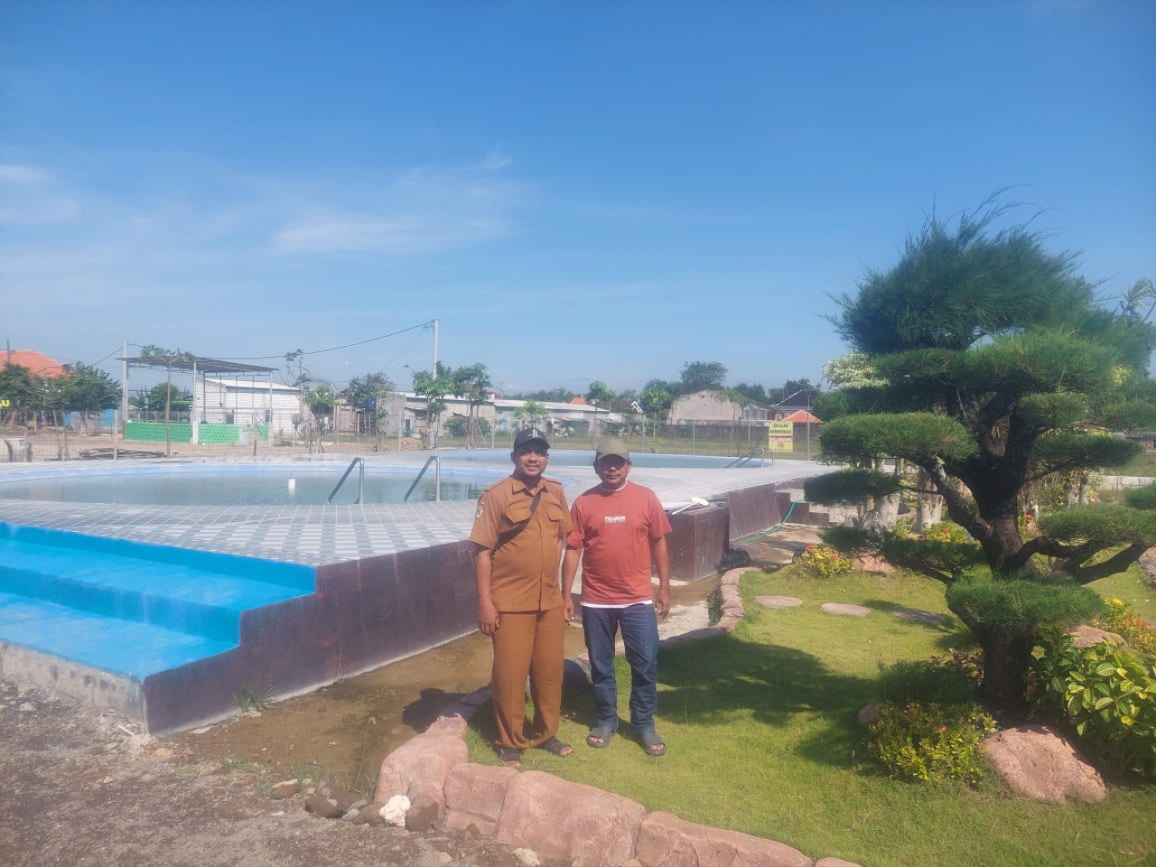 Destinasi wisata Alun-alun Mbah Ronggo di Desa Dapet, Kecamatan Balongpanggang yang akan dilaunching Minggu (14/7/2024). SP/Grs