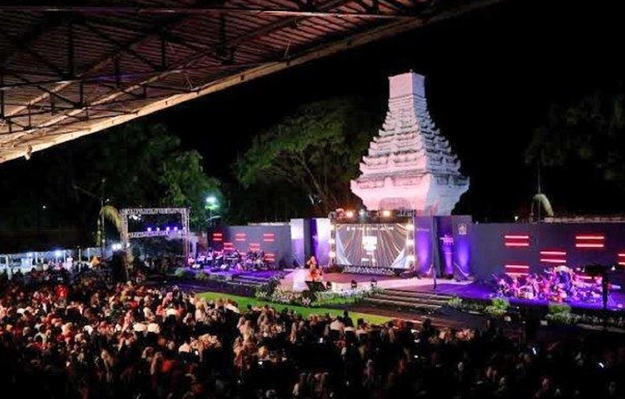 Festival Gendhing Using Banyuwangi meriah sekaligus sebagai wadah melestarikan tembang musik berbahasa Using. SP/ BYW