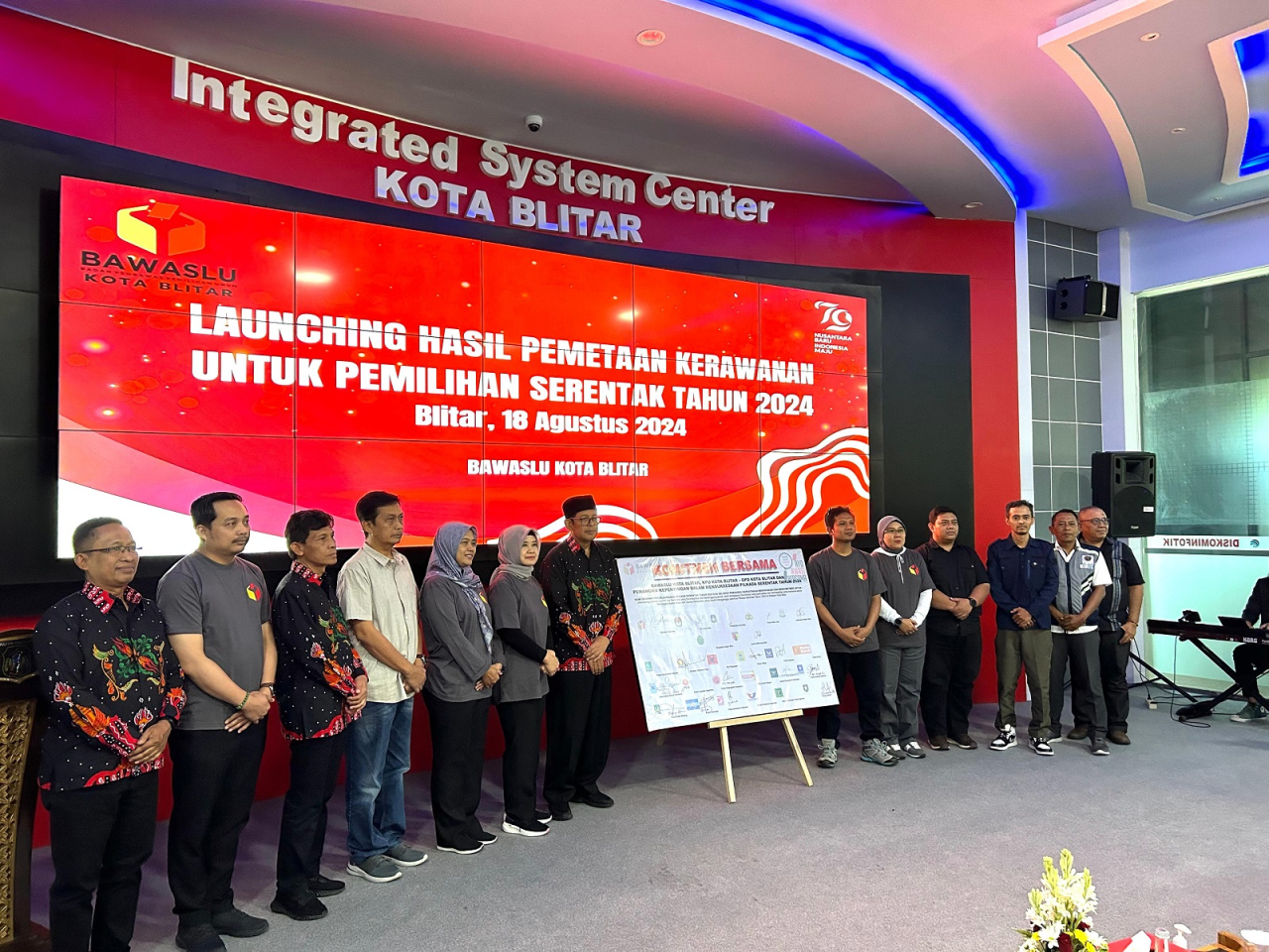 Launching Peta Kerawanan Pemilihan 2024. SP/Lestariono