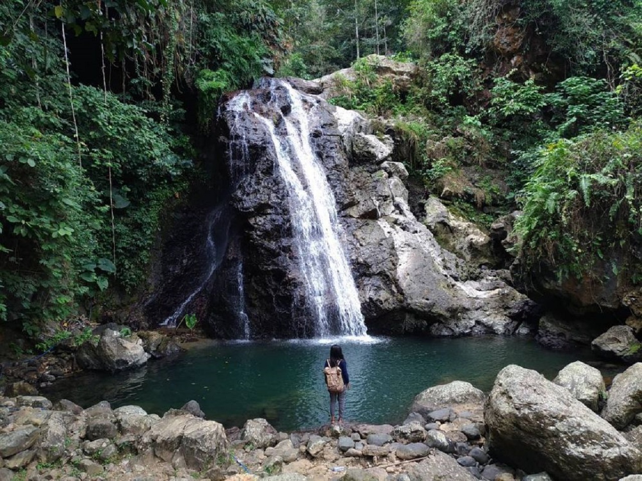 Destinasi Wisata Banyu Nget, Trenggalek, Jawa Timur. SP/ TRG