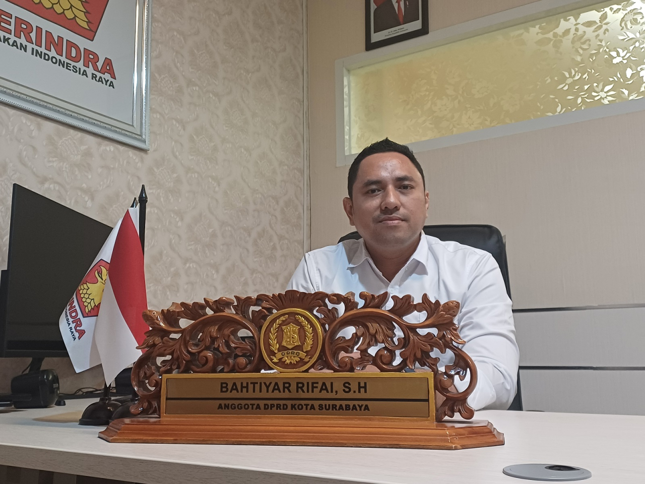 Wakil Ketua DPRD Surabaya sementara Bahtiyar Rifai 