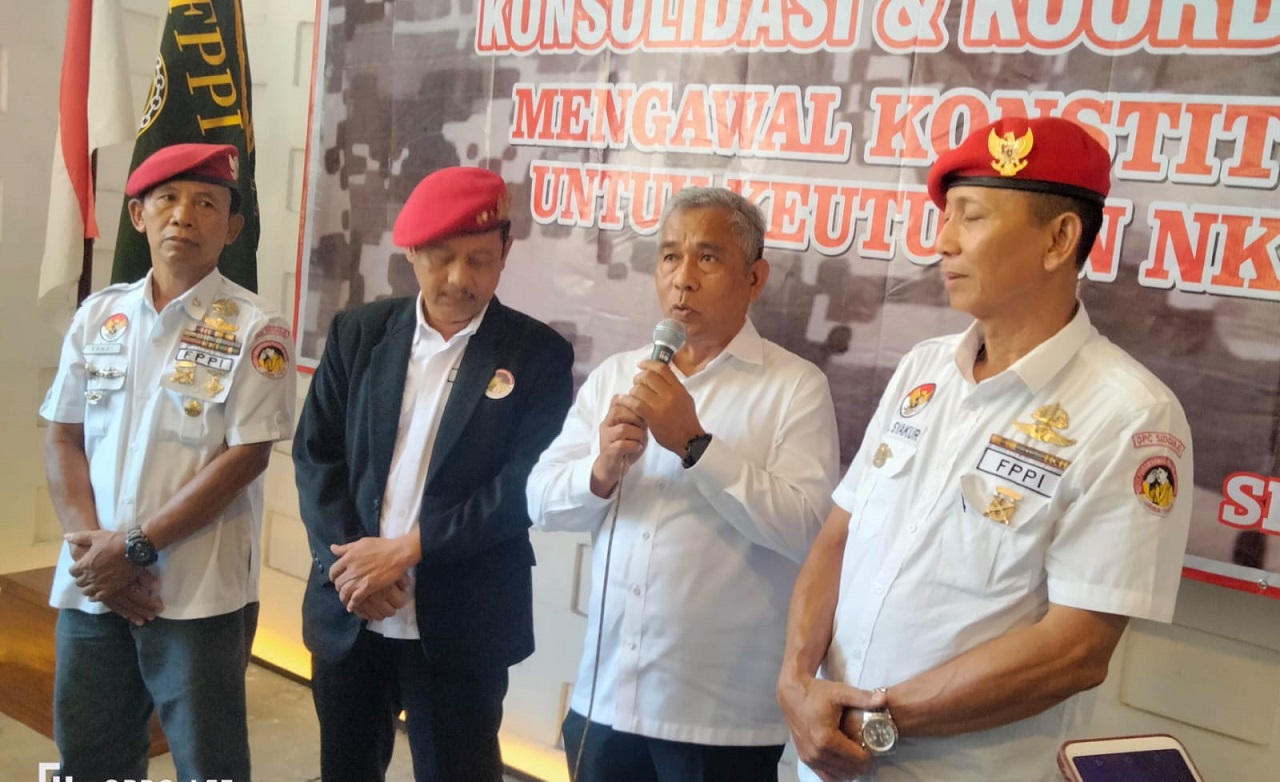 Dewan Pimpinan Cabang (DPC) Forum Purnawirawan Pejuang Indonesia (FPPI) Kabupaten Sidoarjo menyelenggarakan konsolidasi serta koordinasi dalam rangka mengawal konstitusi untuk keutuhan NKRI. SP/ HIKMAH