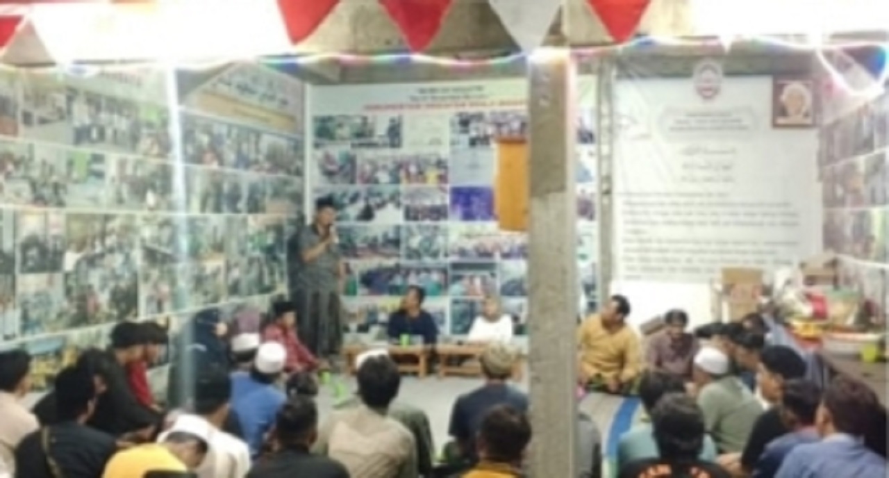 Suasana Ngaji Industri yang digelar Santri Nusantara Bersatu di Desa Bedanten, Kecamatan Bungah, Gresik. SP/ M. Aidid