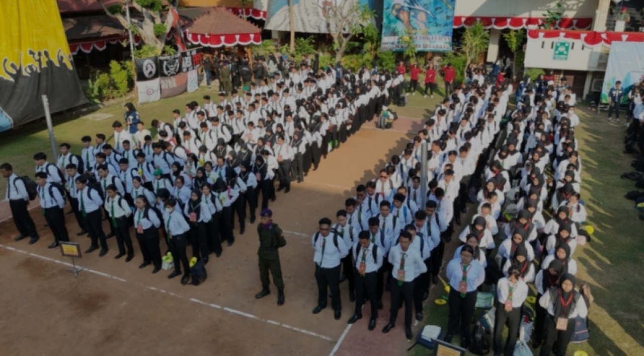 Mahasiswa baru UWKS 2024.