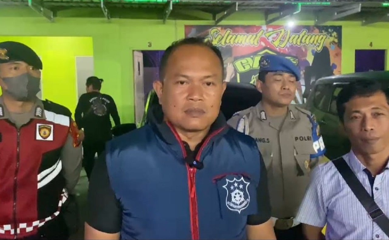 Polres Blitar Kota lakukan operasi di tempat tempat hiburan malam di Wilkum Polres Blitar Kota, pada Minggu, (15/09/2024) malam. SP/ Lestariono