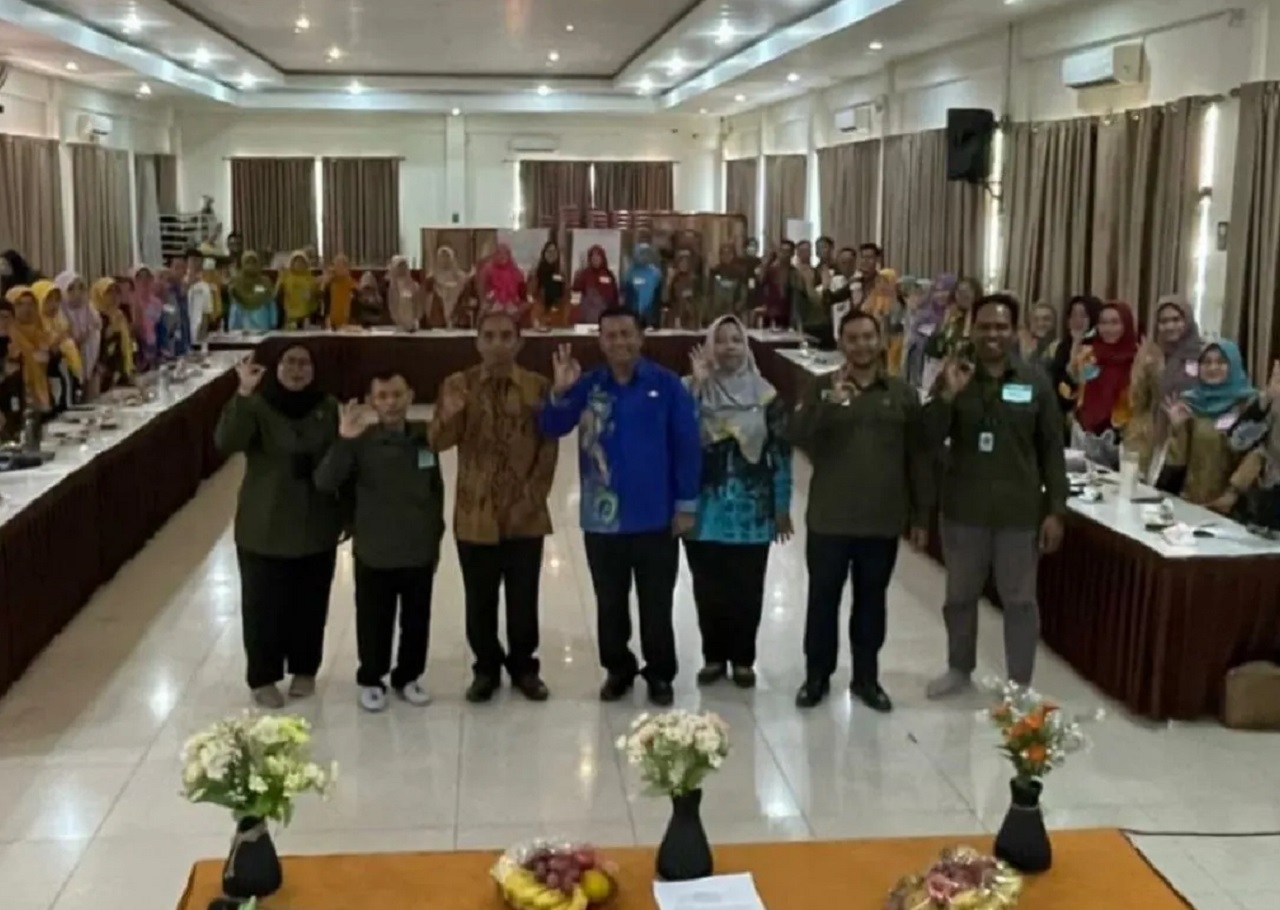 Kegiatan peluncuran program "I-SEE" atau "Inclusive System for Effective Eye Care" di gedung pertemuan Putra Nirwana, Plaosan, Magetan. SP/ MGT