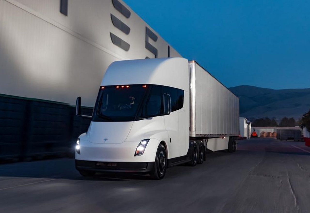 Truk listrik Tesla Semi. SP/ JKT
