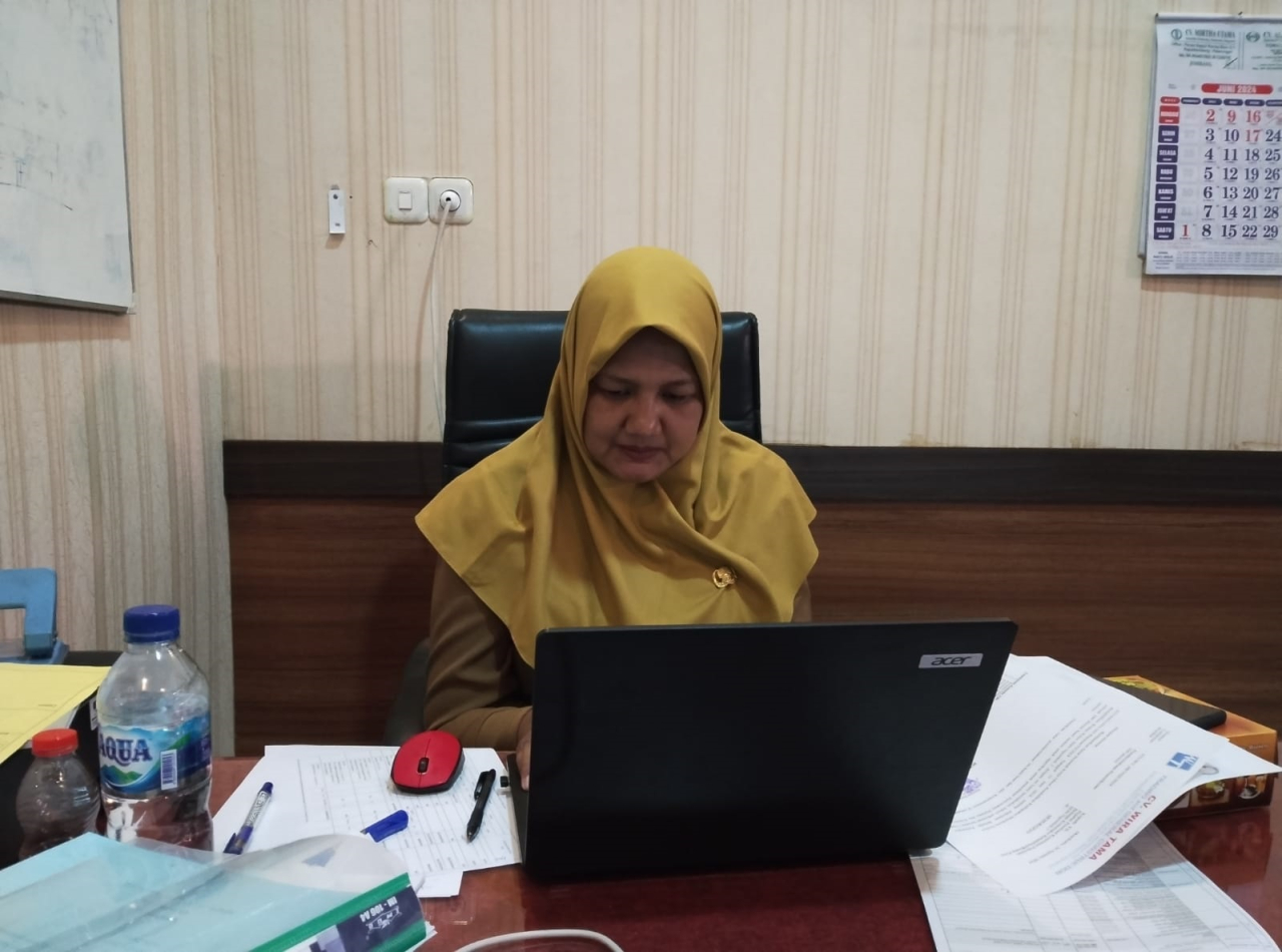 Kepala Bidang Prasarana dan Sarana Pendidikan Dinas Pendidikan Kabupaten Mojokerto, Indi Ilmiyah.