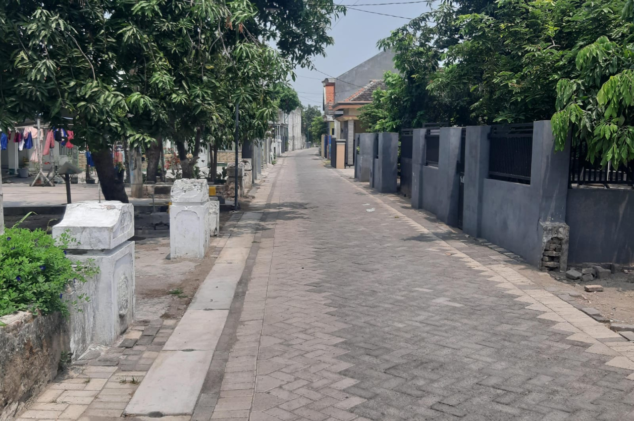 Realisasi bangunan gorong-gorong di Dusun Pulutan, Desa Segodobancang. SP/JUM