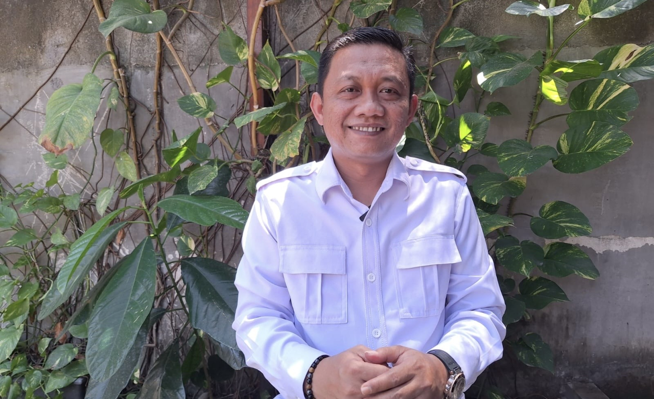 Ketua DPC Gerindra Kota Kediri, Katino yang juga anggota DPRD Kota Kediri