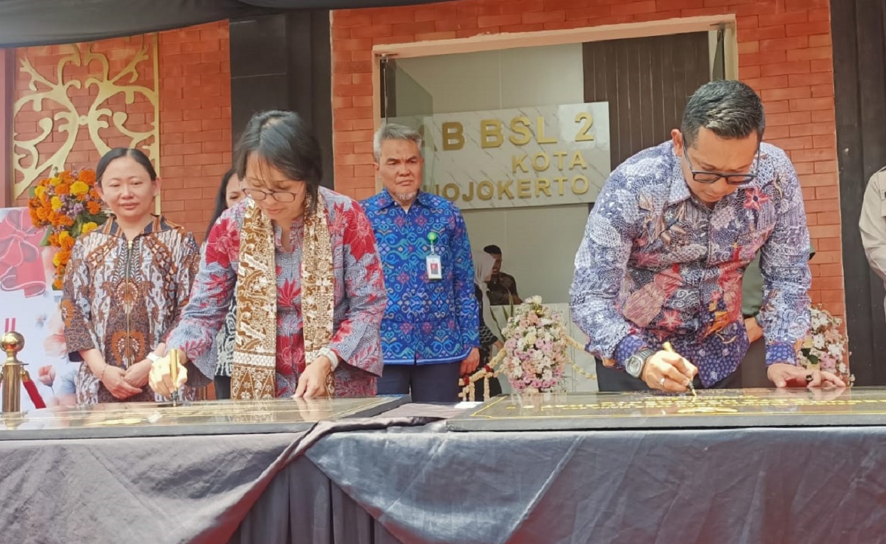 Peresmian gedung Laboratorium BSL 2 dan Launching Labkesmas, ILP dan Gayatri ILP Satu Sehat. SP/ DWI