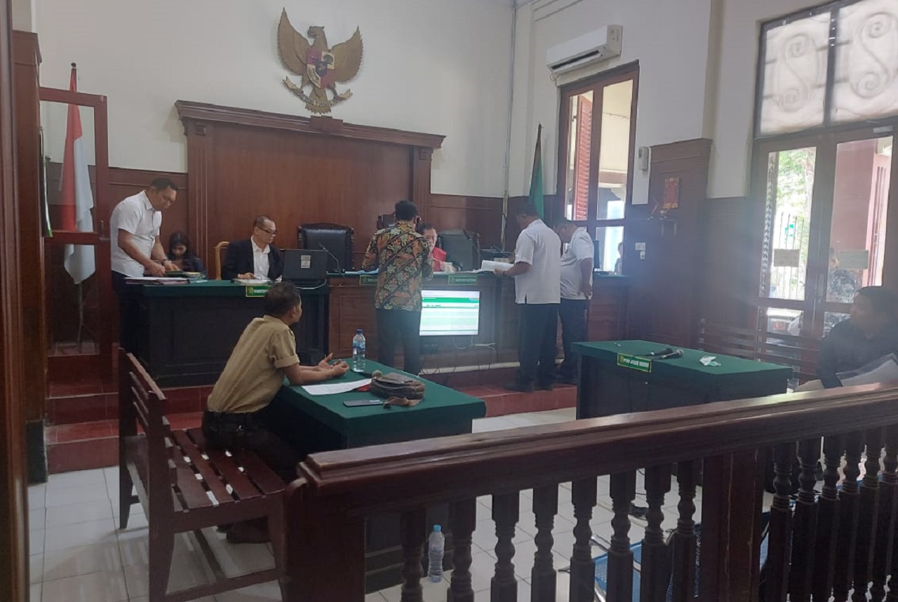 Sidang praperadilan di PN Surabaya. SP/ AR