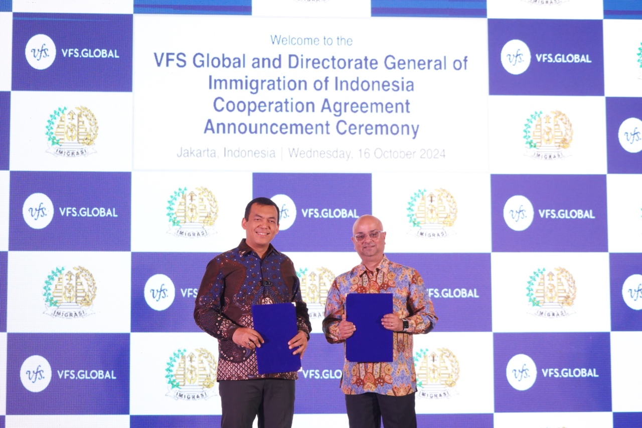 Kerjasama Direktorat Jenderal (Ditjen) Imigrasi dengan VFS Global. SP/ NI