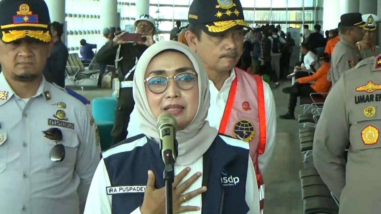 Ira Puspadewi, Direktur Utama PT ASDP Indonesia Ferry yang ditetapkan tersangka oleh KPK.