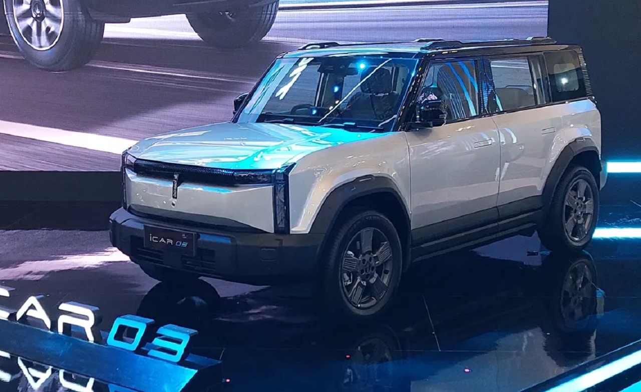 Mobil listrik offroad Chery iCar 03. SP/ JKT