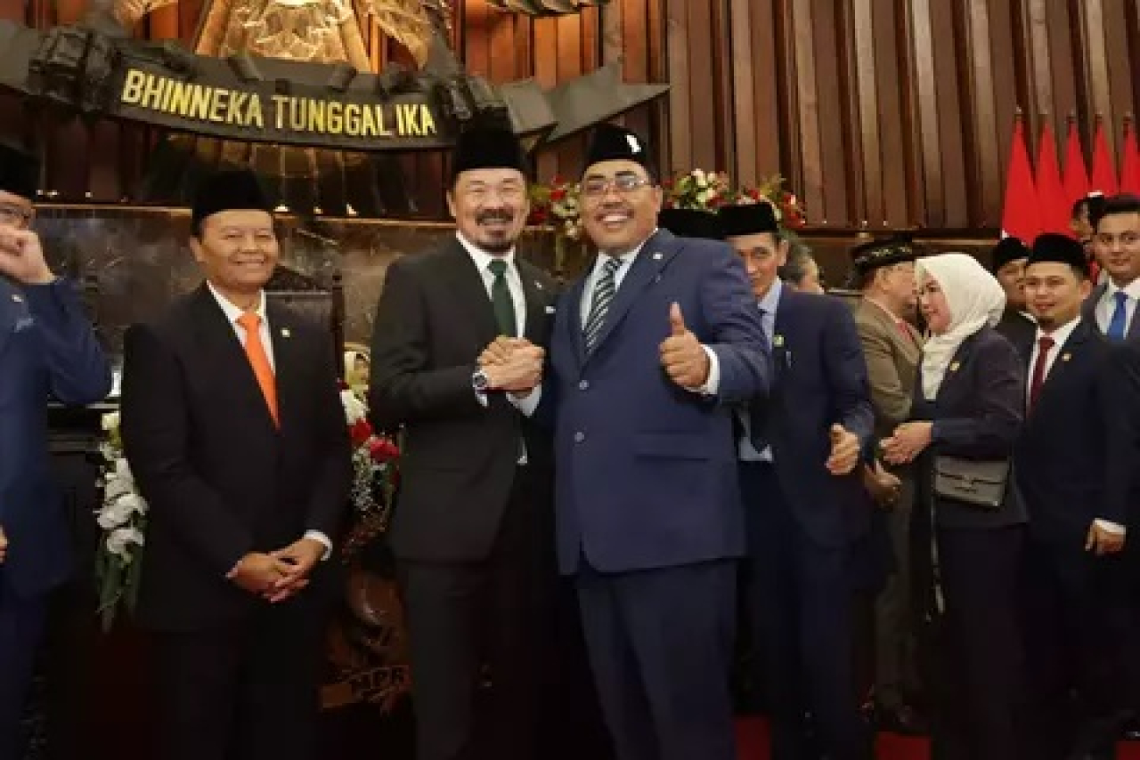 Rudi Kirana, setelah dilantik menjadi Wakil Ketua MPR RI periode 2024-2029.