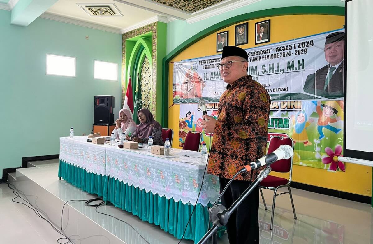 Gus Tamim Anggota DPRD Jatim saat reses di Kabupaten Blitar 24/11/2024.