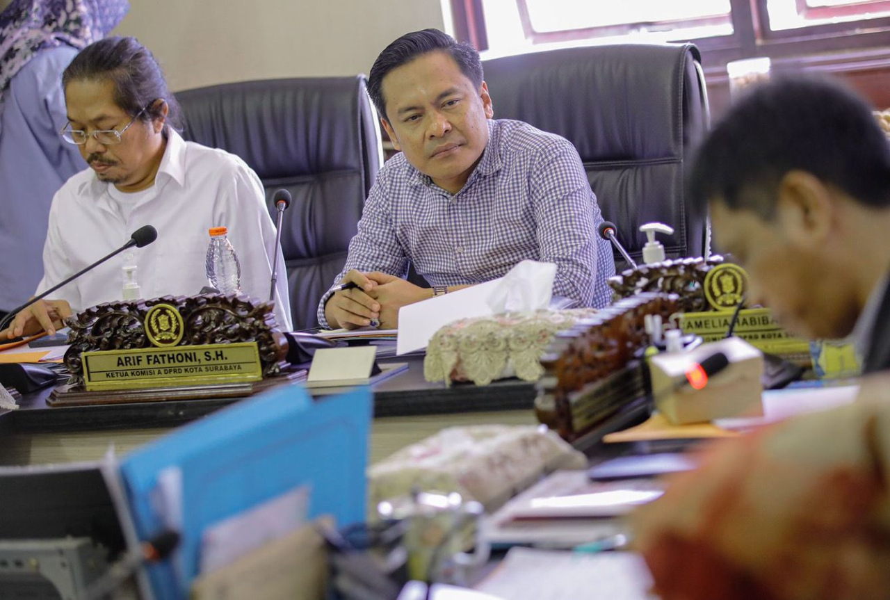 Wakil Ketua DPRD (Dewan Perwakilan Rakyat Daerah) Surabaya, Arif Fathoni