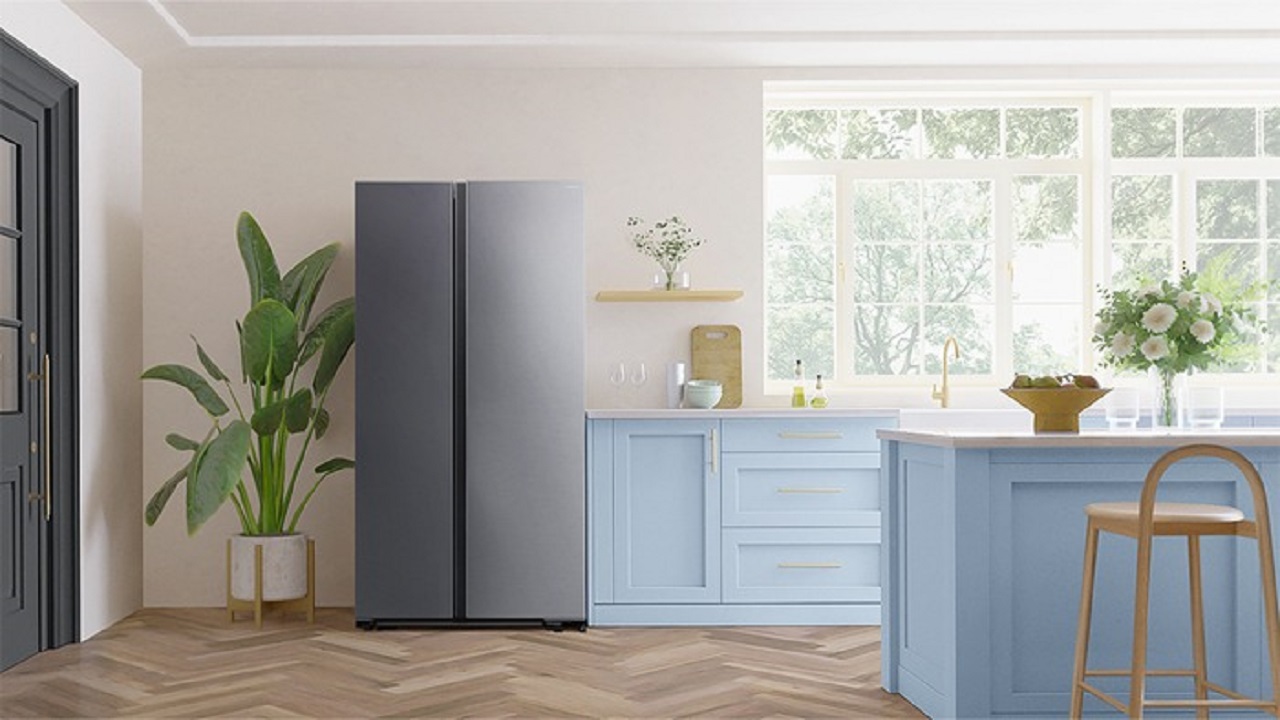 Samsung menghadirkan Kulkas pintar BESPOKE AI, lebih pintar, lebih hemat, lebih lega. SP/ Al Qomarruidn