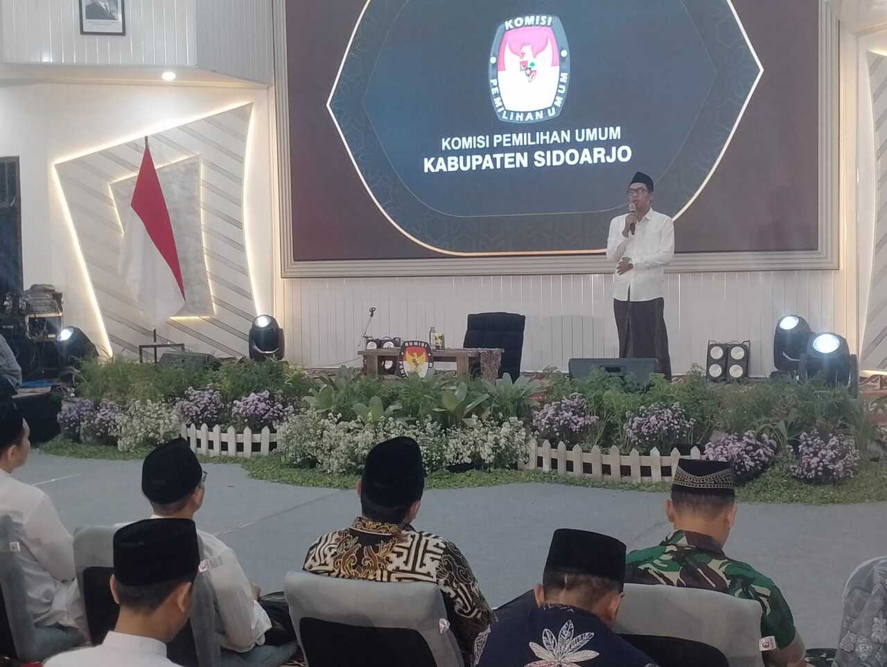 Doa bersama digelar menjelang Pemilihan Kepala Daerah (Pilkada) Serentak 2024 oleh KPU Sidoarjo. SP/ HIKMAH