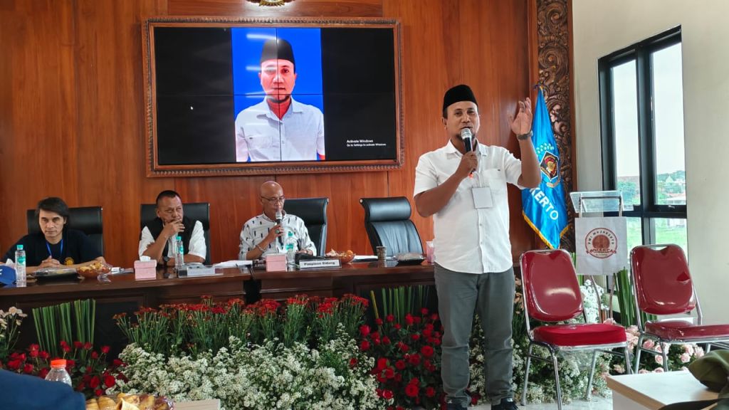 Aminudin Ilham terpilih menjadi Ketua dalam Konfercab ke-V PWI Mojokerto