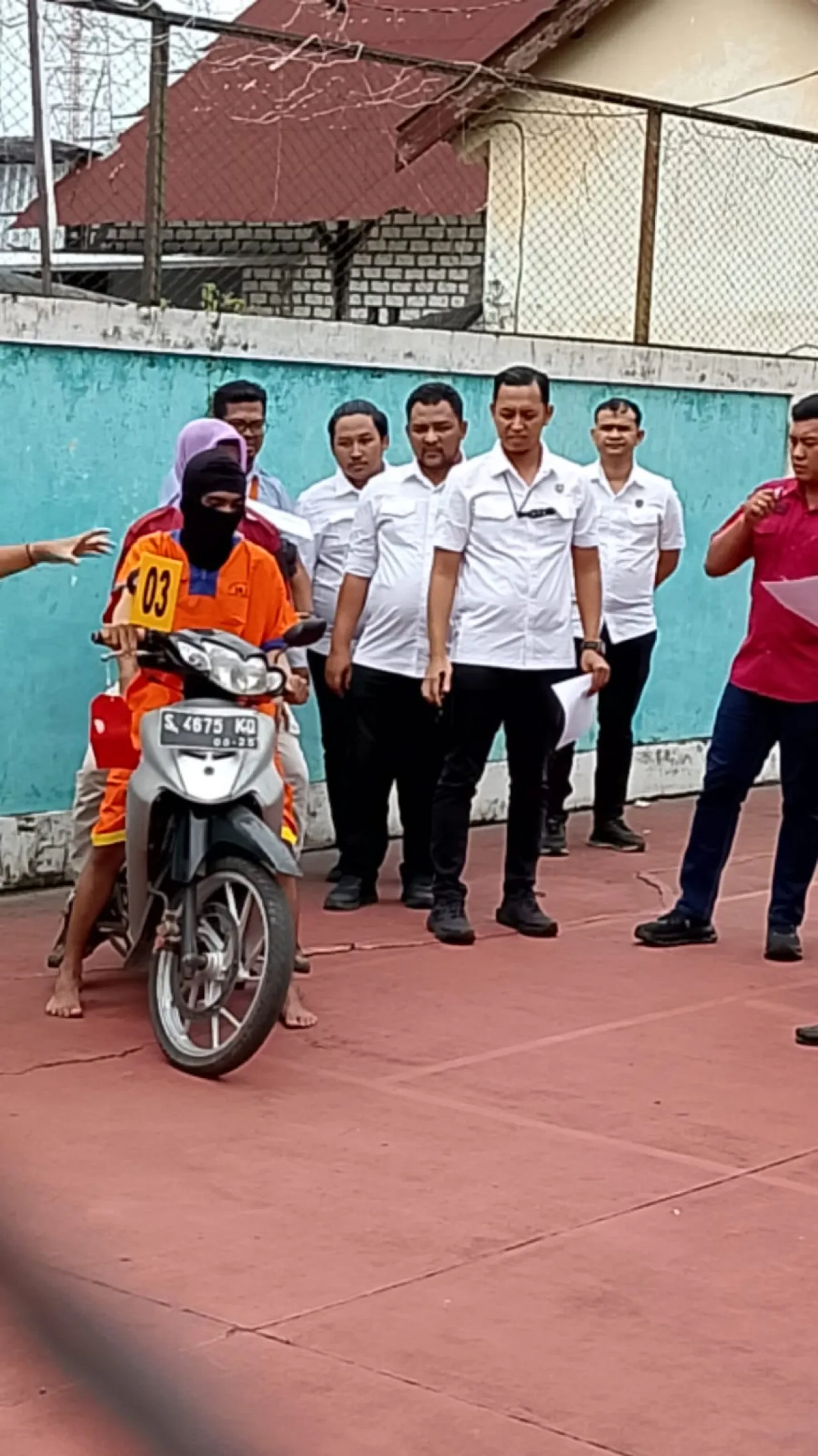 Tersangka Peragakan 12 Adegan