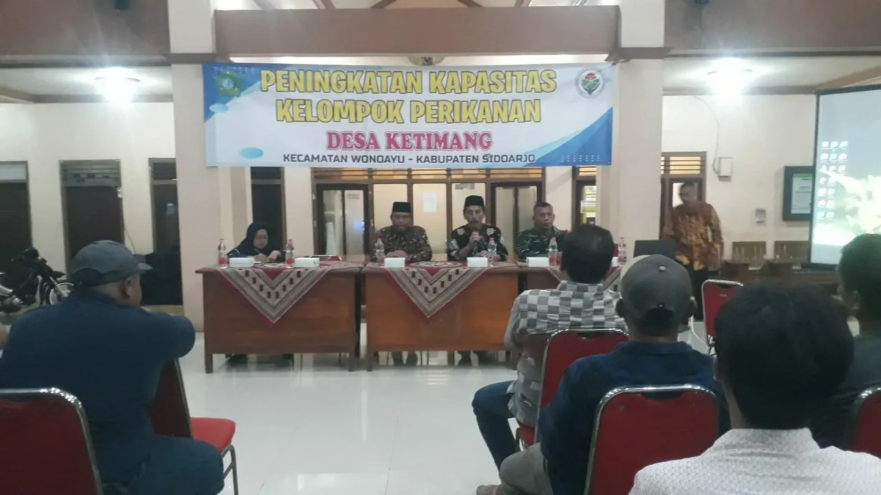 Tingkatkan Program Ketahanan Pangan, Pemdes Ketimang Gelar Pelatihan Budidaya Ikan