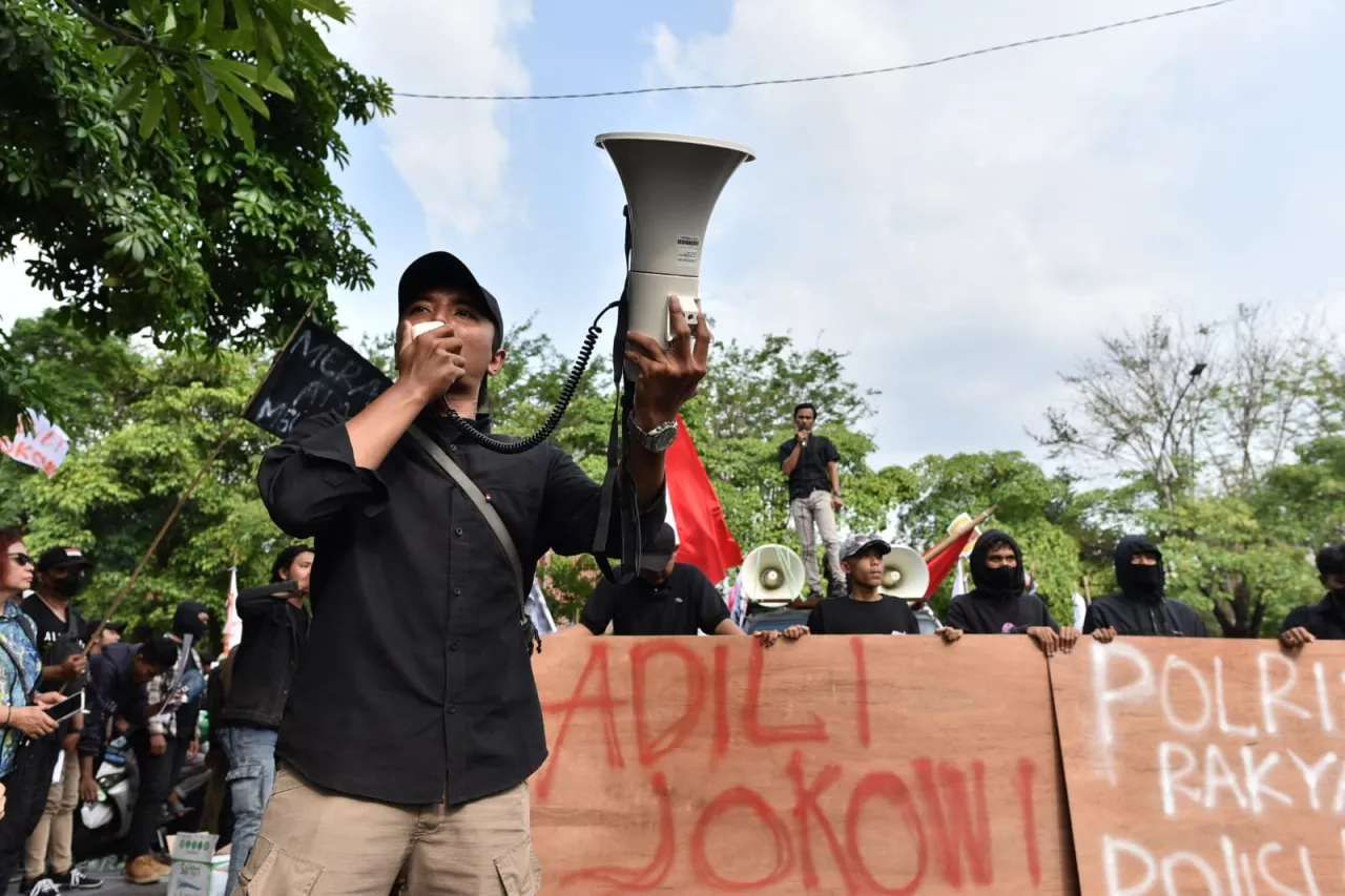 Gelar Aksi, GAS Desak Polri Usut Tuntas Dugaan Korupsi Mantan Presiden Jokowi